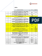 Lista de Materias Reengenharia