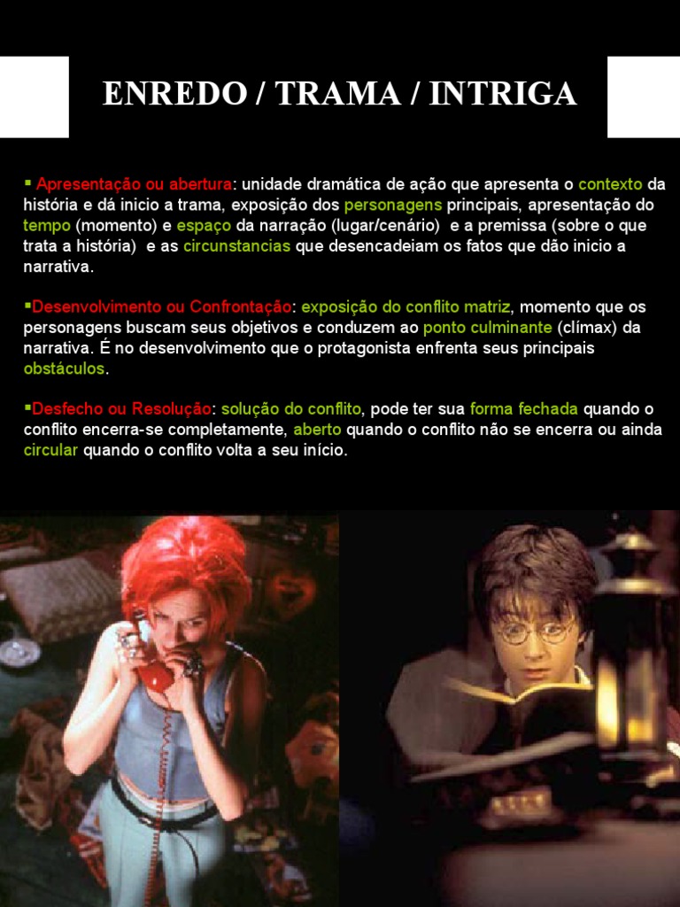Estrutura de Roteiro: Abertura, Conflito e Resolução | PDF | Enredo ...