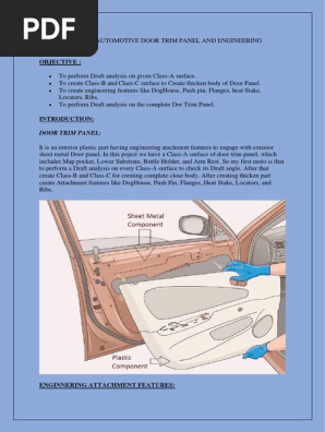Car door 2024 trim panel