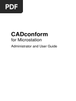 Cad Conform For Micro Station Reference Guide