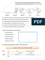 Animals Reading Comprehension Exercises Tests 73278