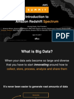 BDA305 NEW LAUNCH! Intro To Amazon Redshift Spectrum - Now Query Exabytes of Data in S3!1!20