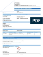 Sapphire 2: Safety Data Sheet