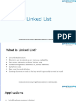 Linked List: Proprietary Content. © Great Learning. All Rights Reserved. Unauthorized Use or Distribution Prohibited