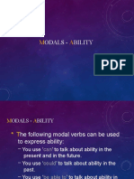 Modals Ability