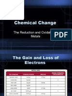Chemical Change: The Reduction and Oxidation of Metals