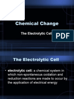 Chemical Change: The Electrolytic Cell