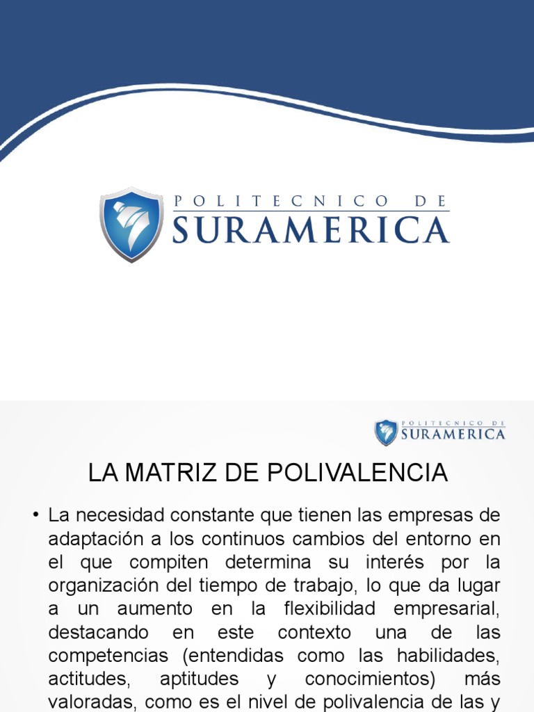 Matriz de Polivalencia Laboral | PDF | Gestión de recursos humanos ...