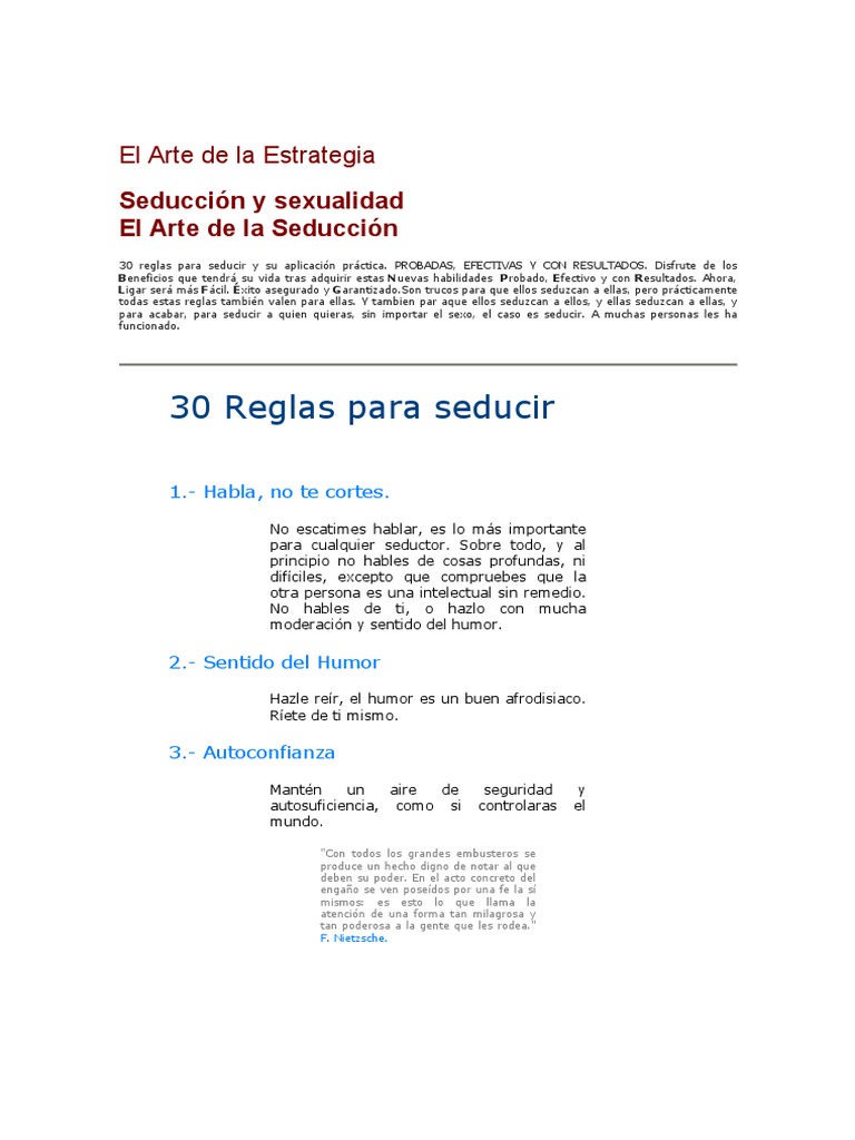 El Arte de La Estrategia | PDF | Seducción | Amor