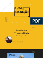 Imanência e Transcendência no Ensino Religioso