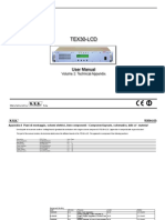 TEX30-LCD: User Manual