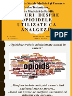 Mituri  despre opioidele utilizate ca analgezie