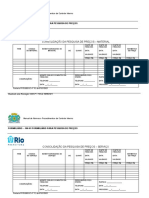 FORMULARIO-100-01 Pesquisa de Preços