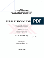 000304 Cemalettin Önalan_bursa Ulu Cami Yazıları