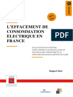 Effacement Consommation Electrique France 2017 Rapport