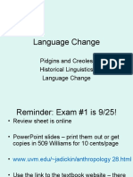 Language change