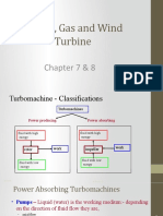 Turbomachines Classified by Fluid Medium and Work Direction