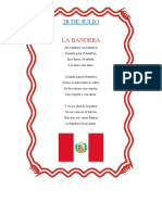 28 DE JULIO Poema A La Bandera