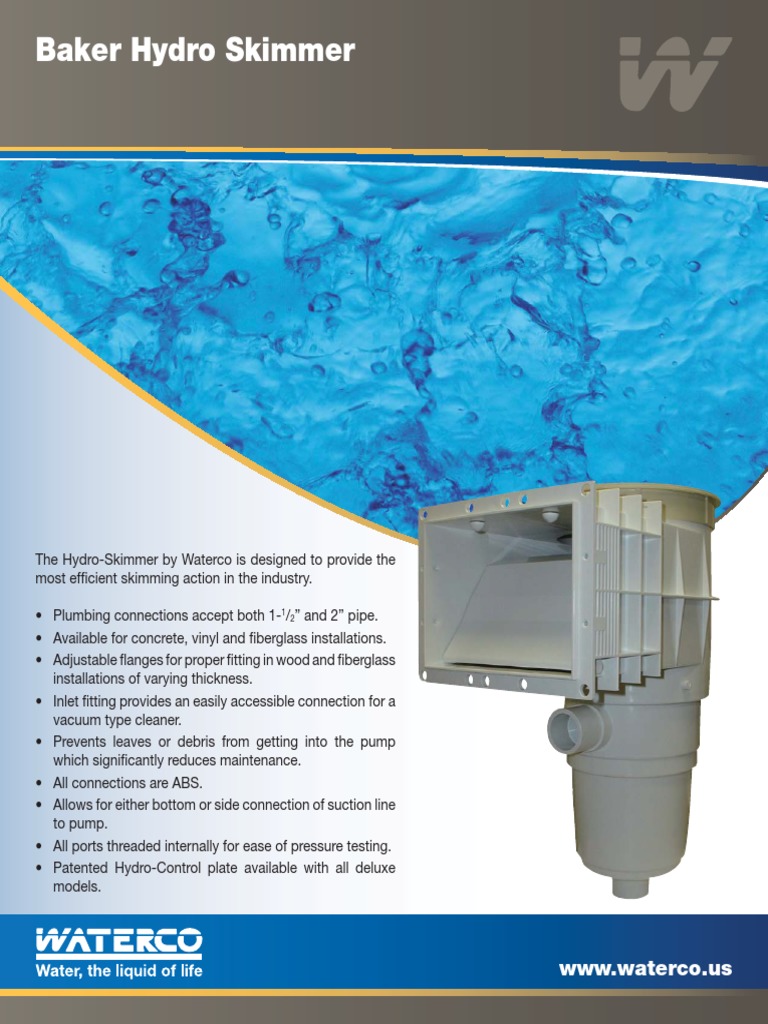 Ficha Tecnica - Baker Hydro | PDF | Mechanical Engineering | Civil ...