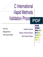 AOAC Rapid Method Validation