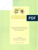 El Dr. Enrique Hinojosa Santana, Pionero en La Utilización de La Penicilina