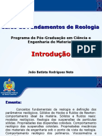 Fundamentos de Reologia-Introdução