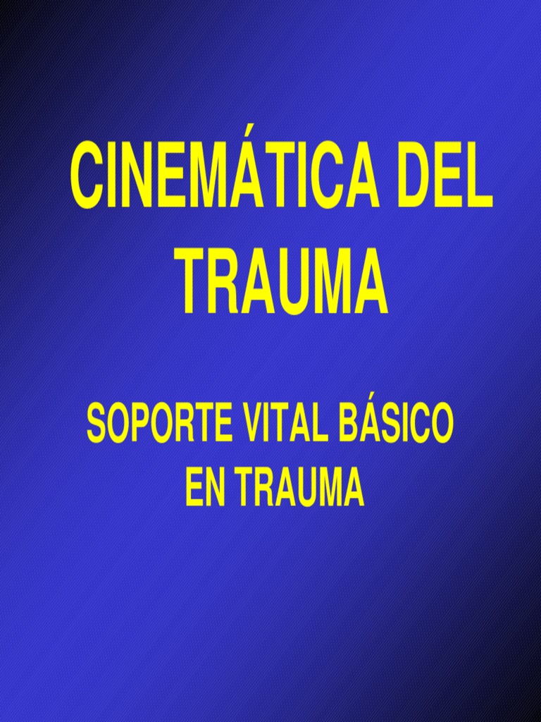 Cinemática del Trauma en Accidentes Vehiculares | PDF | Airbag | Rodilla