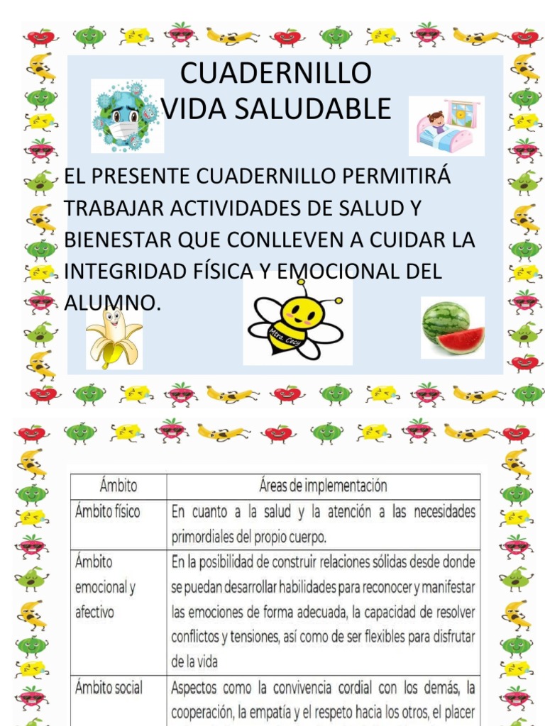 Cuadernillo Vida Saludable 2020 | PDF