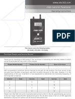 Chek-Mate Air Flowmeter: Operating Instructions
