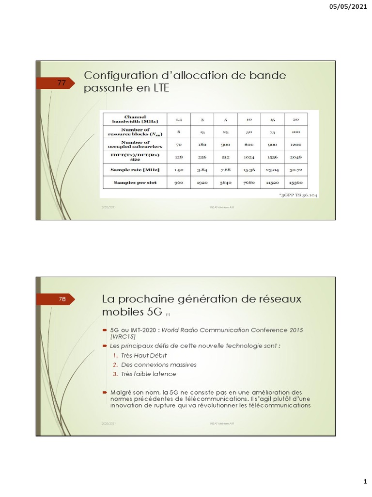 Modélisation Et Simulation Des Réseaux - Partie3 | PDF | 4G | LTE ...