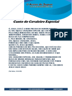 Canto - CAVALEIRO ESPECIAL