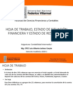 Contabilidad Intermedia I Unidad I - Repaso Hoja de Trabajdo y ESF