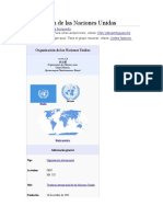 Organización de Las Naciones Unidas