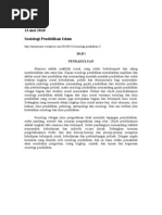 Makalah Sosiologi Pendidikan