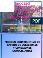 Cambio de Colectores y Conexiones Domiciliarias.