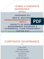 Corporate Governance Notes