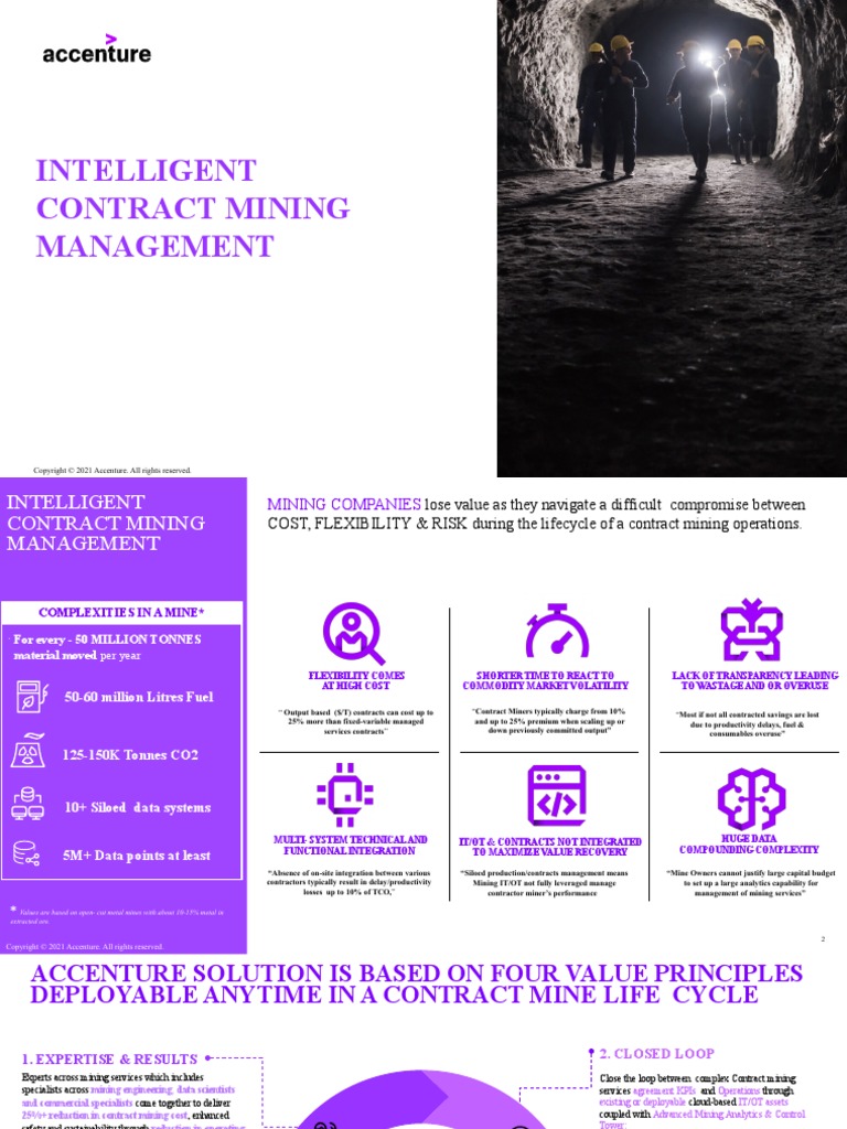 Intelligent Contract Mining Management Offering - Feb 2021 v2 | PDF ...