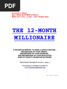 The 12 Month Millionaire