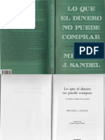 Lo Que El Dinero No Puede Comprar. Los Limites Morales Del Mercado_245_doble Hoja