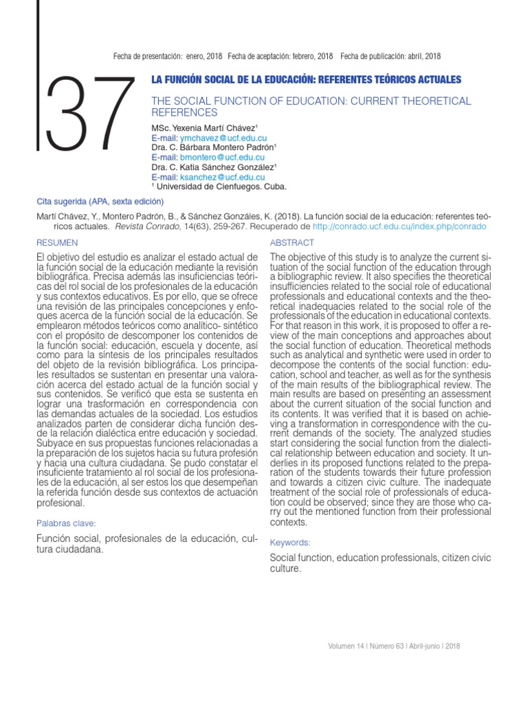 Función Social de La Escuela | PDF | Socialización | Sociología