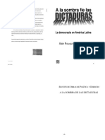 ROUQUIÉ Alain - A La Sombra de Las Dictaduras. La Democracia en America Latina