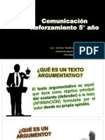 Texto Argumentativo Opinión