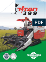 Cotización cosechadora TITAN 399 con kit de maíz