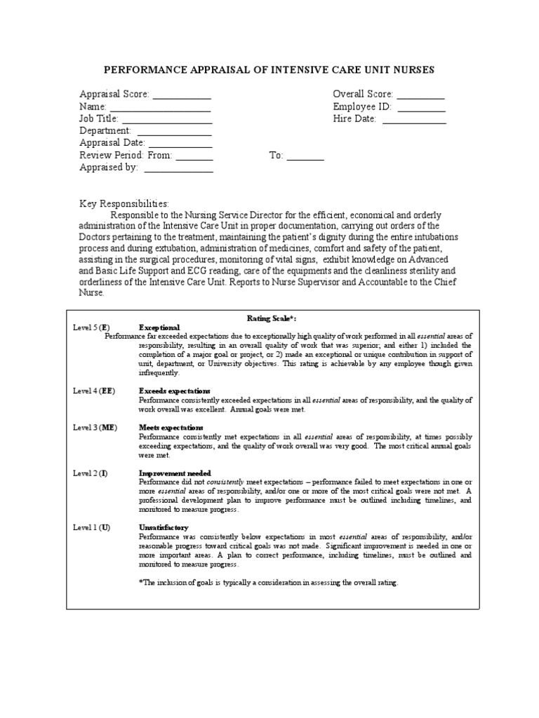 performance-appraisal-of-intensive-care-unit-nurses-enfermagem