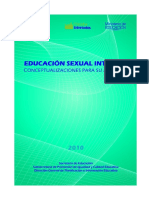 Educacion Sexual Integral. Conceptualizaciones para Su Abordaje