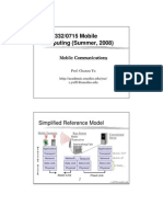 ICE 1332/0715 Mobile Computing (Summer, 2008) : Simplified Reference Model