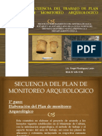 Secuencia Del Trabajo de Plan de Monitoreo Arqueologico