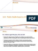 Public Health Module: Venue Date