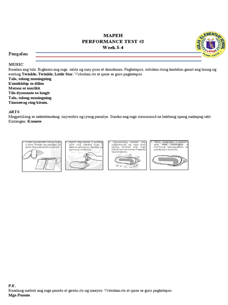 Q3 Mapeh Performance Task 2 Edited Pdf