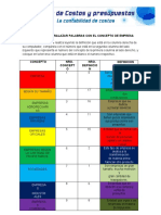 Juego de entrelazar conceptos de empresa con menos de